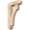 Ekena Millwork Westlake Arts and Crafts Smooth Bracket w/ Offset Brace, Douglas Fir, 5 1/2"W x 18"D x 30"H BKT0604X18X30WTL03SDF - alternate 1